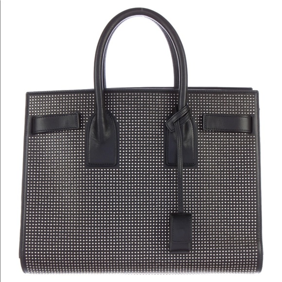 Saint Laurent Medium Sac de Jour with silver-tone - Picture 2 of 5